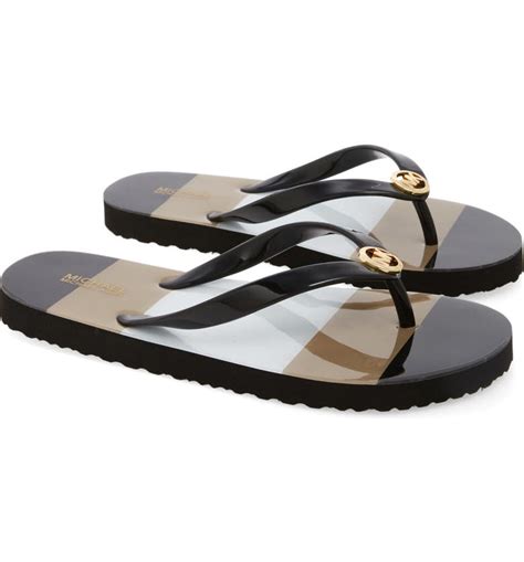 macy's michael kors flip flops|Michael Kors flip flops women's.